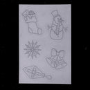 6x Xmas Printer Inkjet Shrink Plastic Sheet Paper DIY Creative Jewelry Craft