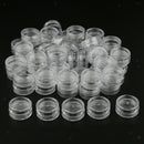 50 Pieces Plastic Cosmetic Empty Pots Sample For Make up With Pretty Woman