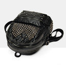 New Washed Leather Rivet Shoulder Bag Korean Leisure Travel Bag College Win