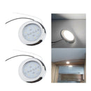 2x Round Ceiling Light Dome Lamp 180LM 2.6W for Truck SUV Trailer Caravan