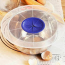 Silicone Splatter Screen Baking Mixing Bowl Guard Covers Pots Shields From  V1U3