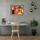 5D DIY Full Drill Diamond Painting Wolf Cross Stitch Embroidery Mosaic Kit A