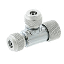 Aquatic Plant Tank CO2 Gauge Fine Tuning Regulator Bubble Counter Twin Head