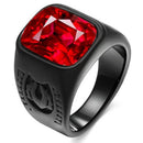Men'S Jewelry Simple Wedding Ring Fashion Engagement Ring Stainless Steel R