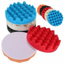 5Pcs 6" Sponge Buffer Waffle Polishing Foam Buffing Pads Set For Car Polish W3M8