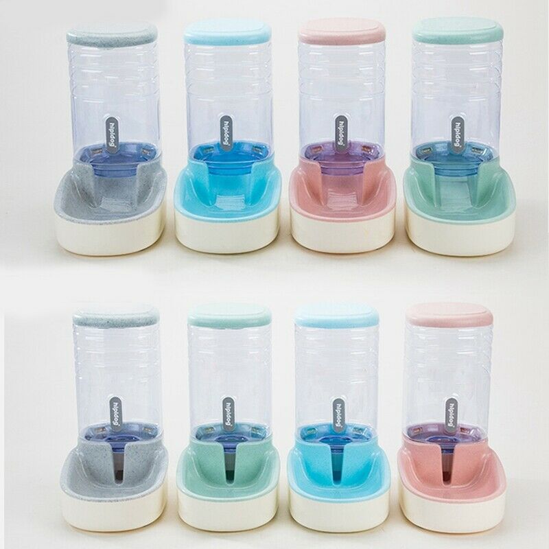 hipidog 3.8L Pet Cat Automatic Feeders Plastic Dog Water Bottle Large Capac X2C4