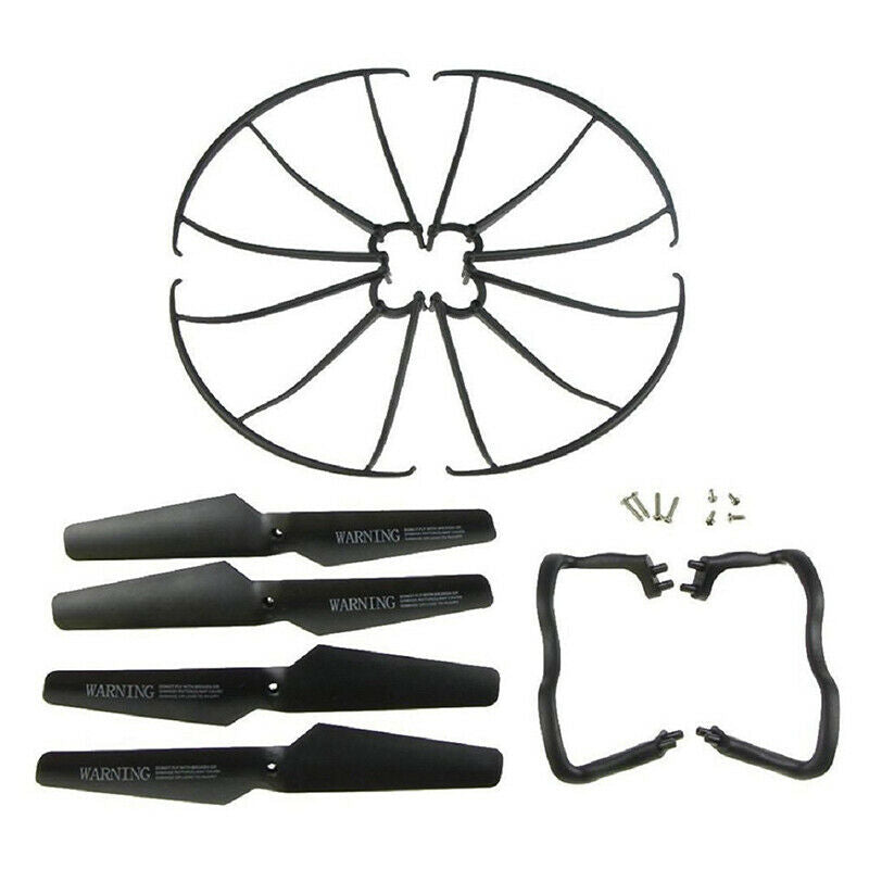 For Syma X5 X5C X5C-1 Landing Skid+Blade Propeller+Propeller Protectors Spa U5A1