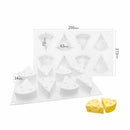Pastry Molds Dessert Cake Decorating Chocolate Cookies Mousse 8-Cavity Mould