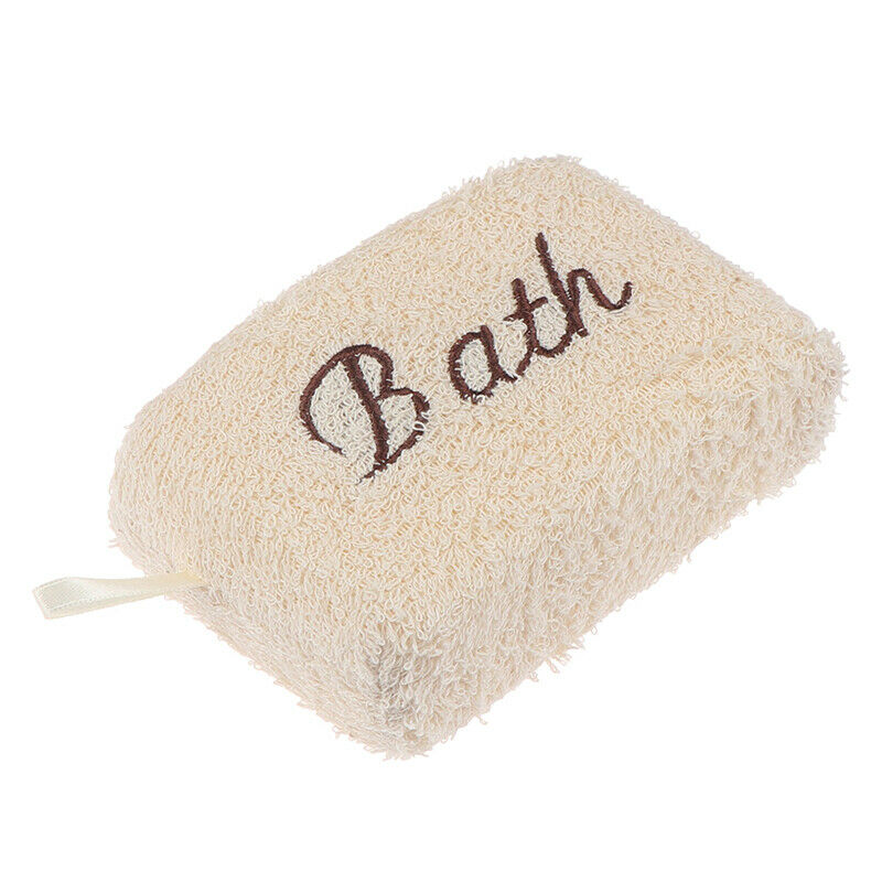 Bath Sponge Shower Rectangle Soft Natural Fiber Brush Clean Rich Foam Hands W Gw