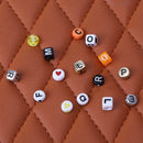 1 Set Acrylic Letters Beads Set Crafts DIY Alphabet Beads For Jewelry