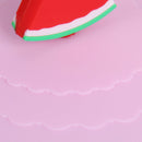 Cartoon Fruit Dustproof Reusable Silicone Cup Cover Seal Lid (Watermelon) A