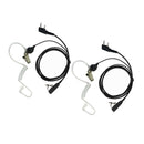 2 Pin PTT Mic Earpiece for BAOFENG UV5R 777s 888S 2 Way Radio Walkie Talkies