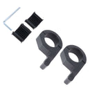 4 Pieces Black Front Rear Motorbike Turn Signal Light 33mm Fork Clamp