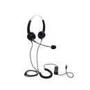 RJ9 Headset With Microphone Adjustable Headband Telephone For Call Center