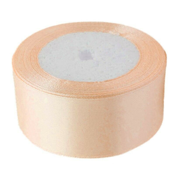 1 roll 40mm 22 Meters silk satin ribbon for wedding party(Meat powder) H3O8