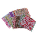 50 Pieces 10x10cm Cotton Fabric Bundle Patchwork Pre-Cut Quilt Square DIY Sewing
