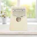 10 Keys Kalimba DIY Kit Basswood Thumb Piano Handmade Set Musical Instrument