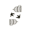 2pcs Body Art Tatoo bird cage Removable waterproof Tattoo Stickers Temporary  LJ