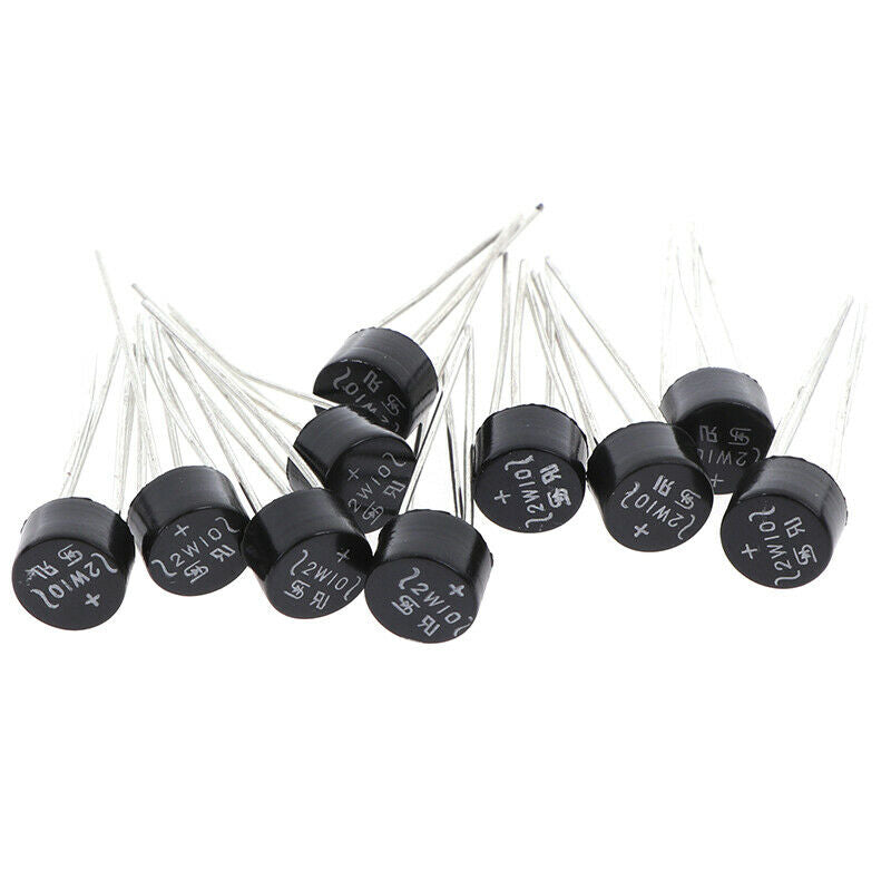 10PCS 2W10 2A Bridge Diode Rectifier Ew