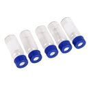 5x 2ml Transparent screw chromatographic bottle autosampler headspace vials  Ew