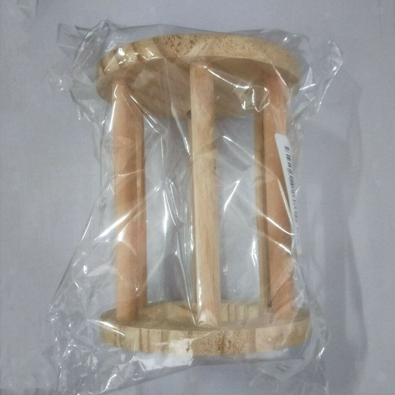 2pcs Durable Hay Feeder Natural Wood Hay Grass Rack for Rabbit Guinea Pig