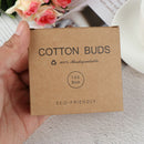 100pcs Double Head Bamboo Cotton Swab Makeup Buds Wood Sticks Nose Ears Cleani%!