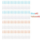 80pcs/Box Elastic massage the gums between the teeth brushing teeth brushin H7L6