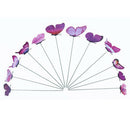 24 Pieces Butterfly Garden Stake Ornaments Patio Decor Butterfly Party Supplies