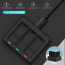 3 Slots Battery Charger Charging Cradle Station For GoPro Hero 9 Camera