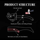 5Set 14G New Fishing Soft Lures Jig Heads Lure Set Luminous Lures with 6 No S7O8