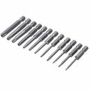 12Pcs Electric Tamper Torx Socket Screwdriver Bit Tool Set 1/4 inch 6.3mm T7O4