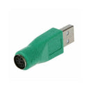2 Female To USB Male Adapter Converter For Keyboard quality high Mouse Q0K7 F7V0