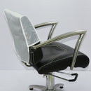 Salon Hairdressing Barber Chair Back Cover Hair Beauty PVC Protective White