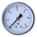 1/4"NPT Pressure Gauge Pressure Manometer Water Oil Air Pressure Liquid 6bar