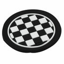 Mini Auto Car Water Cup Bottle Holder Anti-slip Pad Mat 65mm Black and Whit G5H1