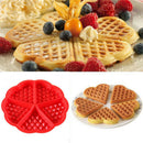 Baking Heart Shape Silicone Waffle Mold Cake Mould Non-stick Kitchen Bakeware Cy