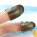 Retro Finger Protector Thimble Ring Handworking Needle Sewing Accessories(S A