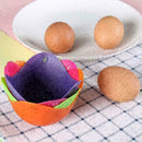 Creative Mini Silicone Egg Steamer Egg Cooker Home Anti-scald Kitchen Tray J0D2