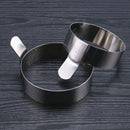 2pcs Stainless Kitchen Egg Fry Frier Fried Oven Poacher Pancake Mould Ring
