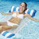Water Hammock Swimming Pool Mattress Lounger Floating Sleeping Bed (Blue)