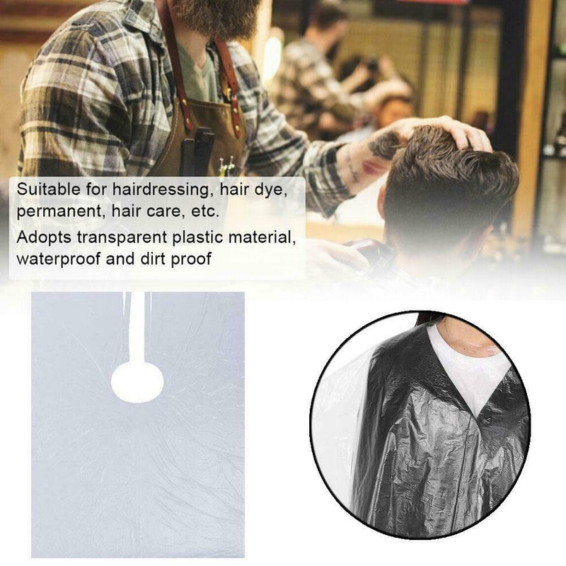 1pc Disposable Haircut Apron Home Hair Dyeing Hair Dye Shawl
