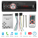 Single 1DIN Car FMRadio Bluetooth AUX-in TF Card U Disk Stereo Audio MP3 Player