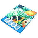 180x180cm Tropical Beach Sea Dolphin Fish Ocean Color Shower Curtain with H