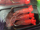 Fishing Lures Set Jig Lead Head Hooks Soft Worm Grub Single Tail Bait Lovely TOU