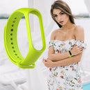 Silicone Smart Bracelet Strap Replacement Wristband for Mi Band 4 (Green)