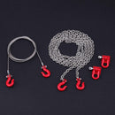 3pcs Metal Universal Tow Rope Chain RC Car Crawler Accessories for Traxxas SN9F