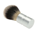 1Pc Men'S Hair Shaving Brush Stainless Metal Handle Soft Synthetic Nylon Ha
