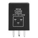 3 Pin EP28 Electronic LED Flasher Relay Fix Turn Signal Bulb Hyper Flash