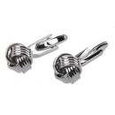 Wide Fine Thread Knot Cufflinks