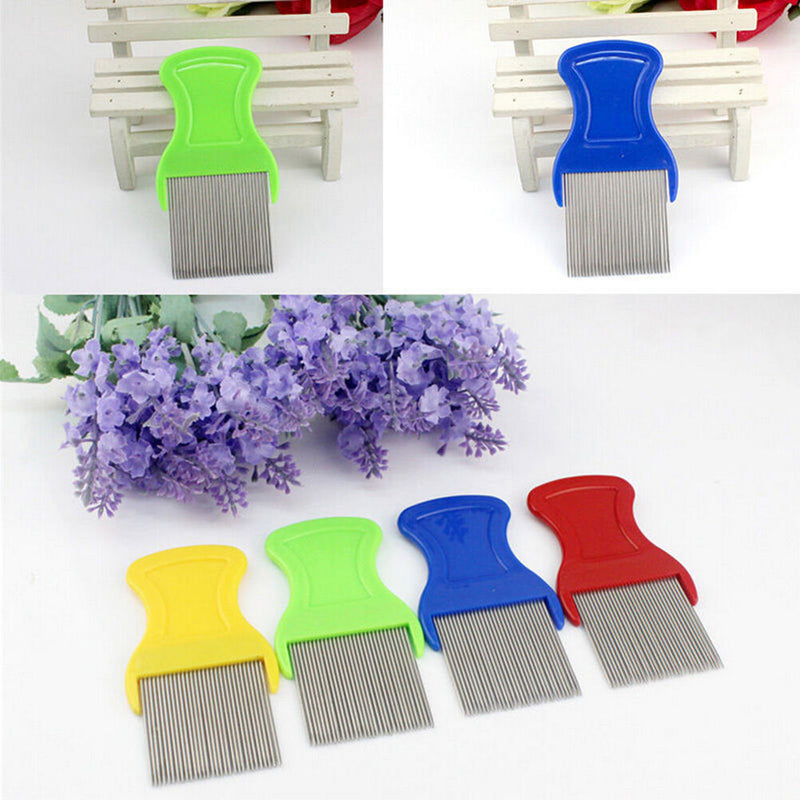 Anoplura Flea Comb Cootie Stainless Steel Chic Lice Comb for Children Flea SEAU